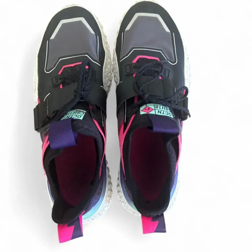 Puma Hi Octn x Need For Speed Black White Pink Sneakers - Picture 5 of 7